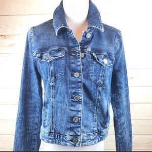 White House Black Market Jean Jacket